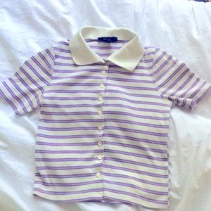 Forever 21 Striped Collared shirt